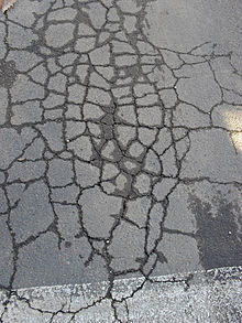 Fatigue or Alligator Cracking in Asphalt