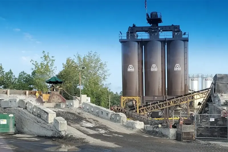 Dykes Paving Silos narrow